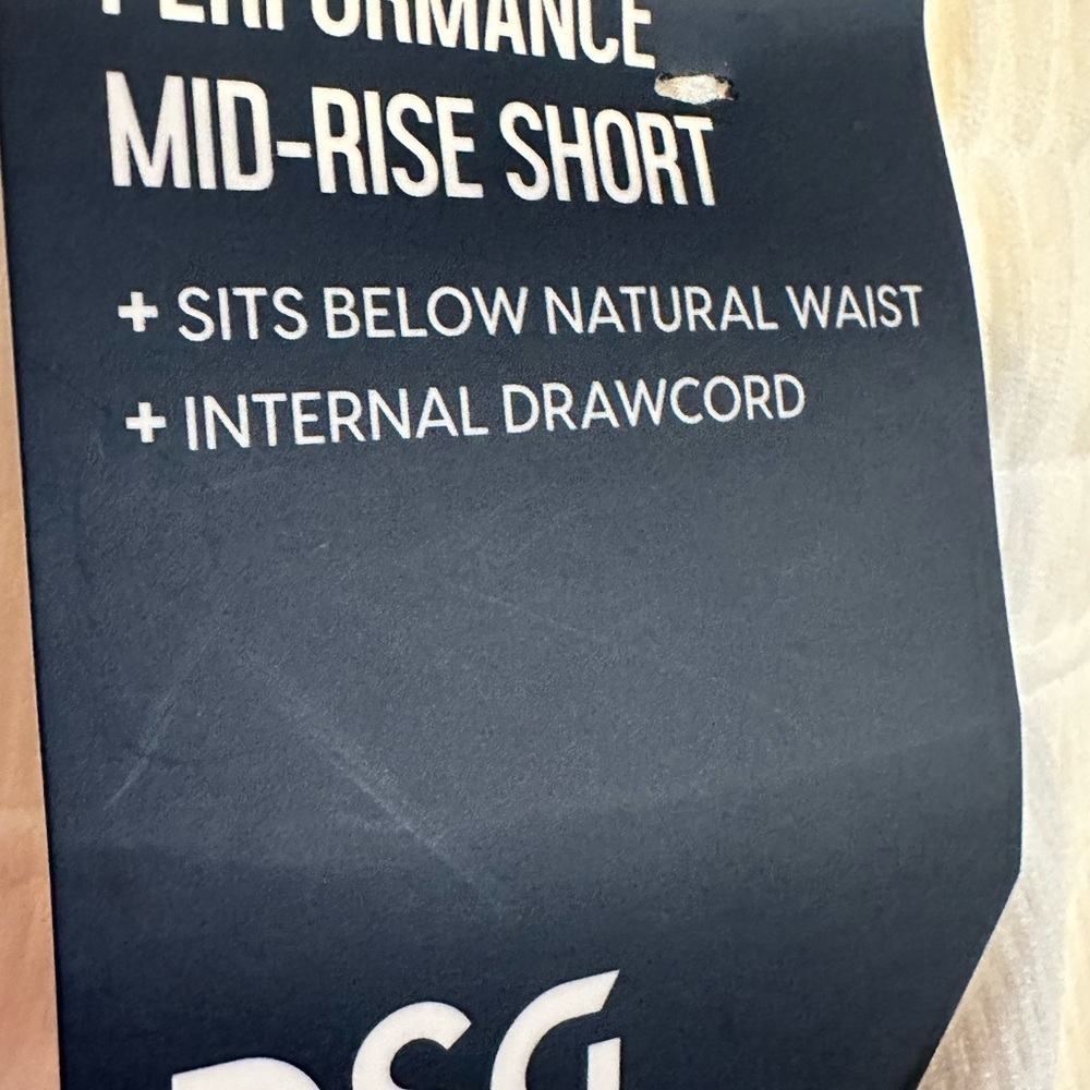 DSG white  Athletic Shorts with Black Trim  Stripes - Picture 5 of 12